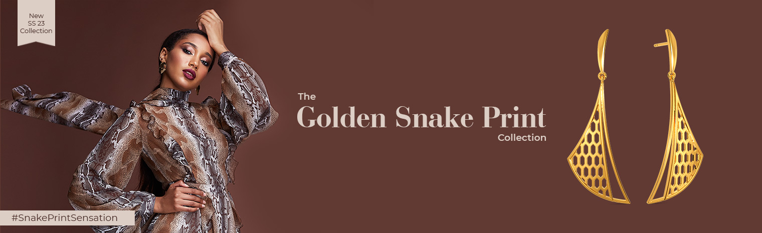 banner-img Golden Snake Print