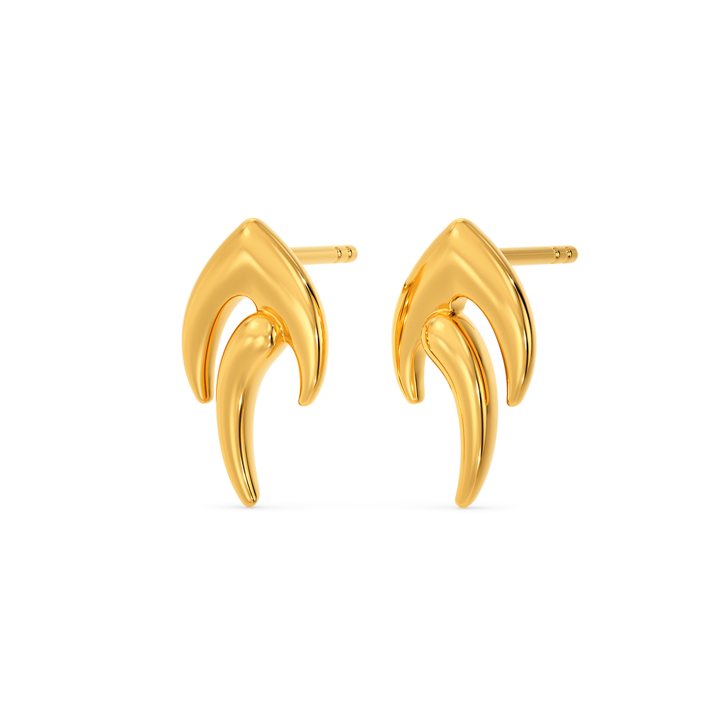 Into the Wilderness Gold Earrings