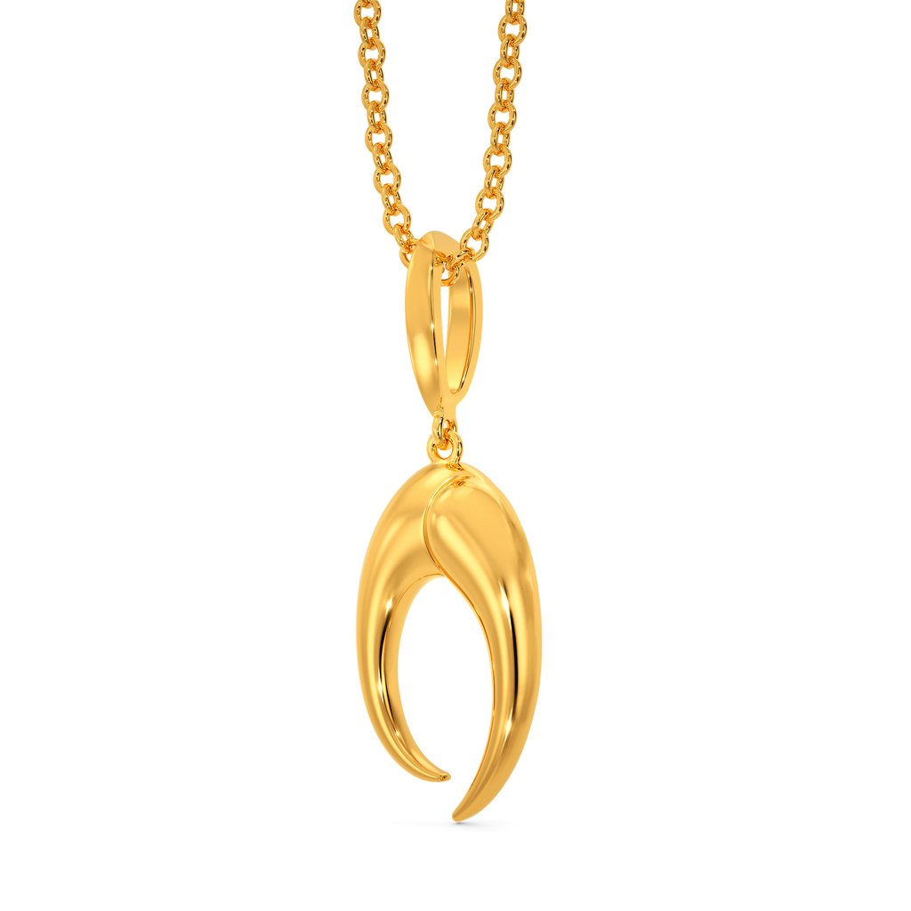 Solitary Hunter Gold Pendants