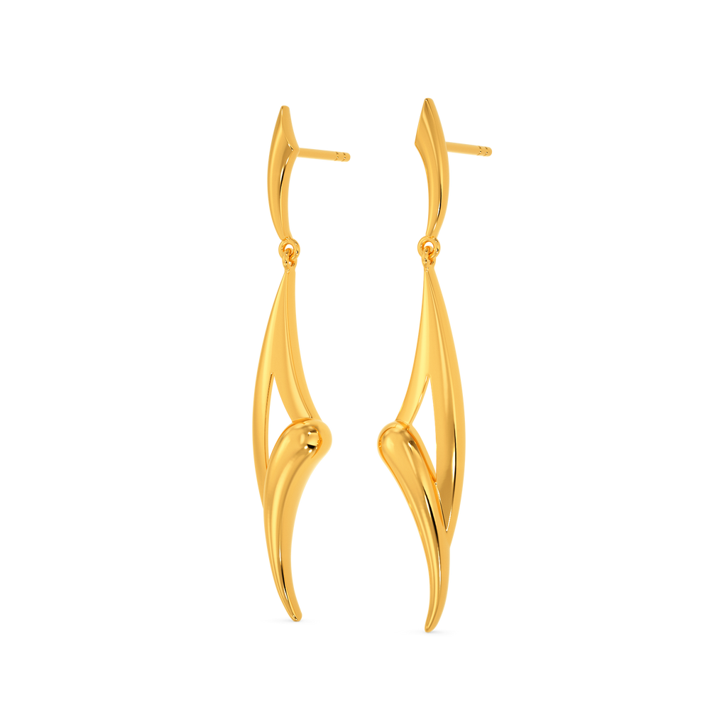 Mythical Beast Gold Earrings
