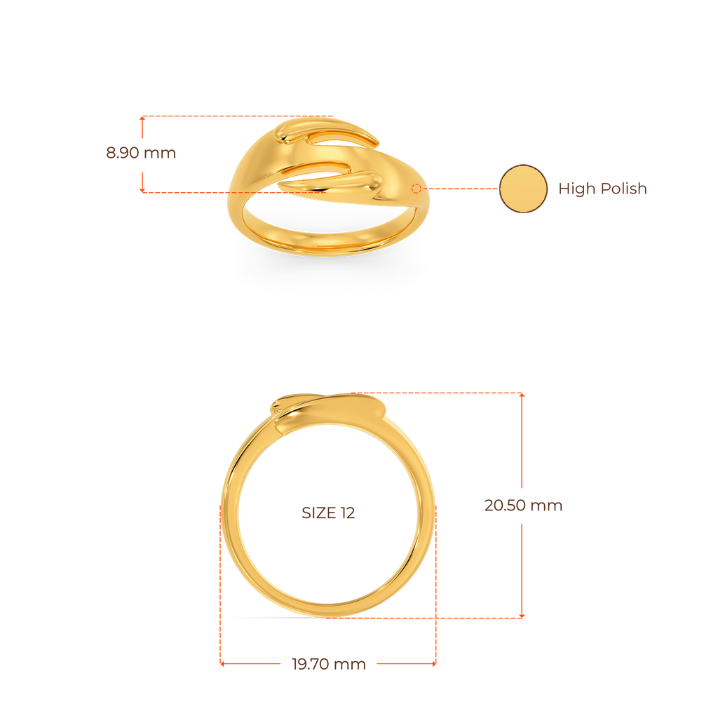 Daring N Devour Gold Rings image