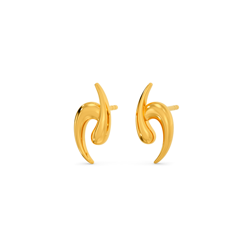 Predator Claws Gold Earrings