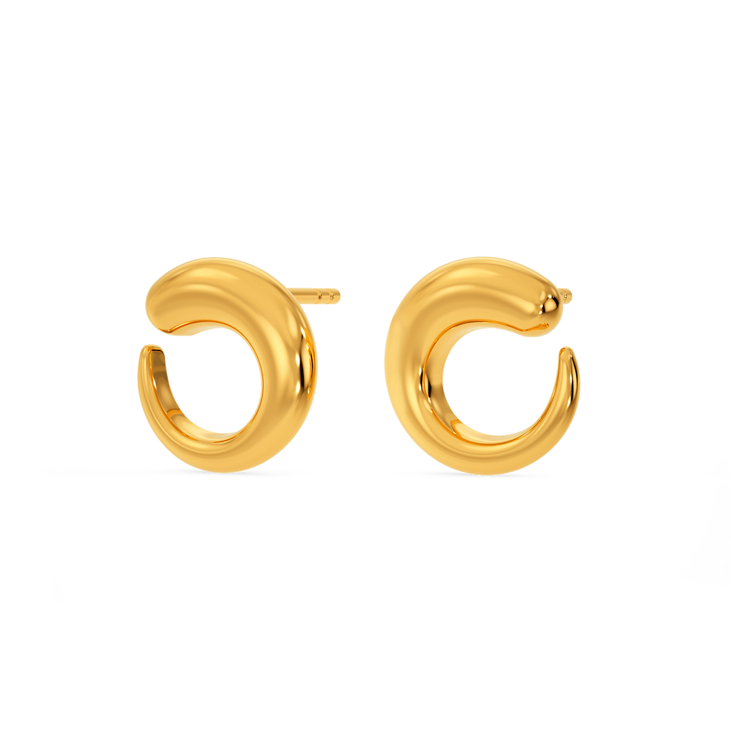 Ferocious Passion Gold Earrings
