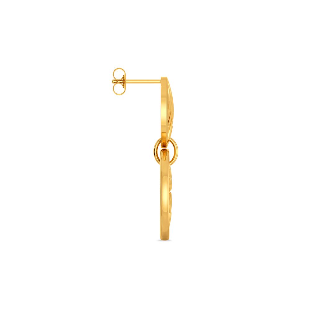 Girl Power Gold Earrings