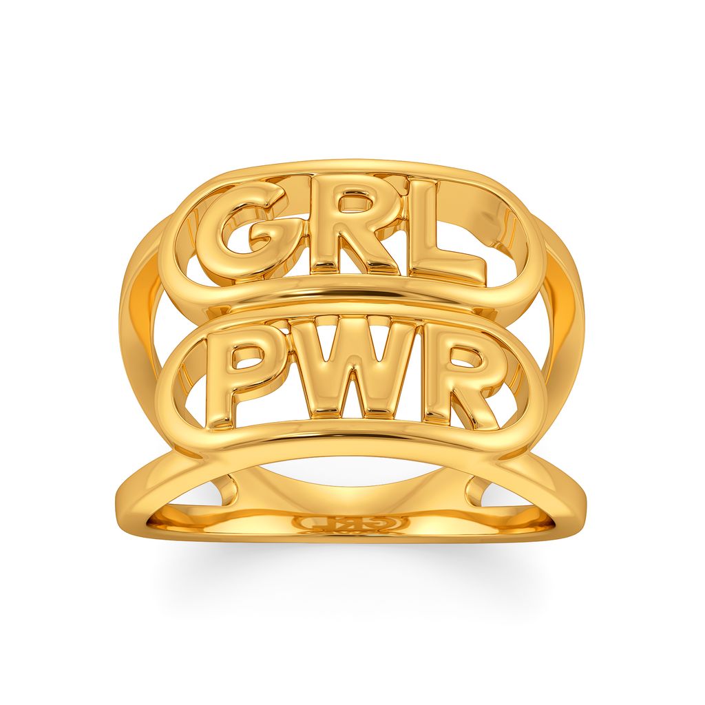 Girl Power Gold Rings alternate view 2