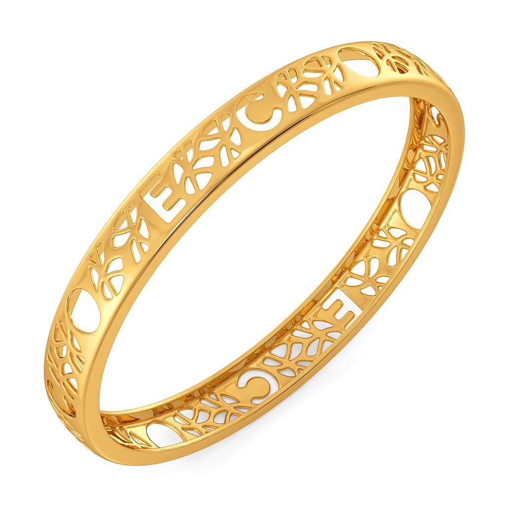 Eco Trails Gold Bangles