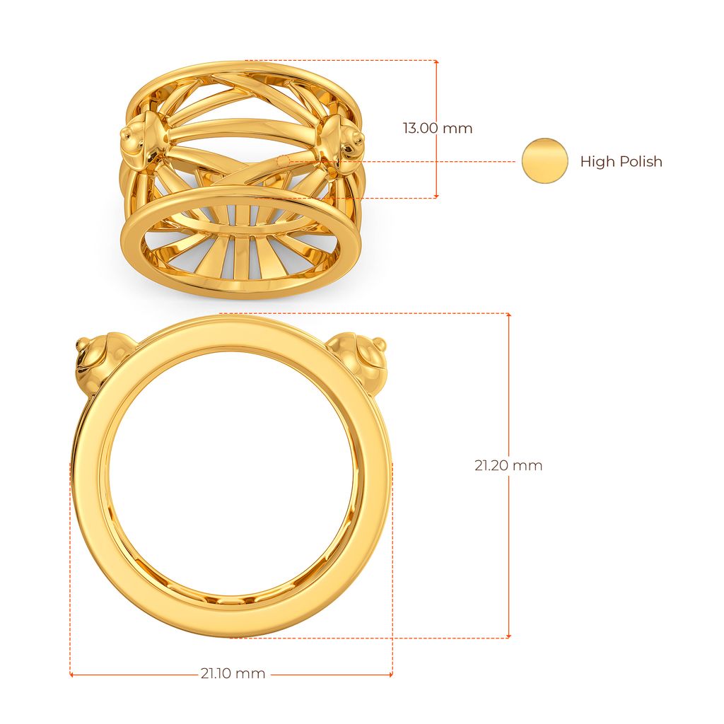 United Fervour Gold Rings image