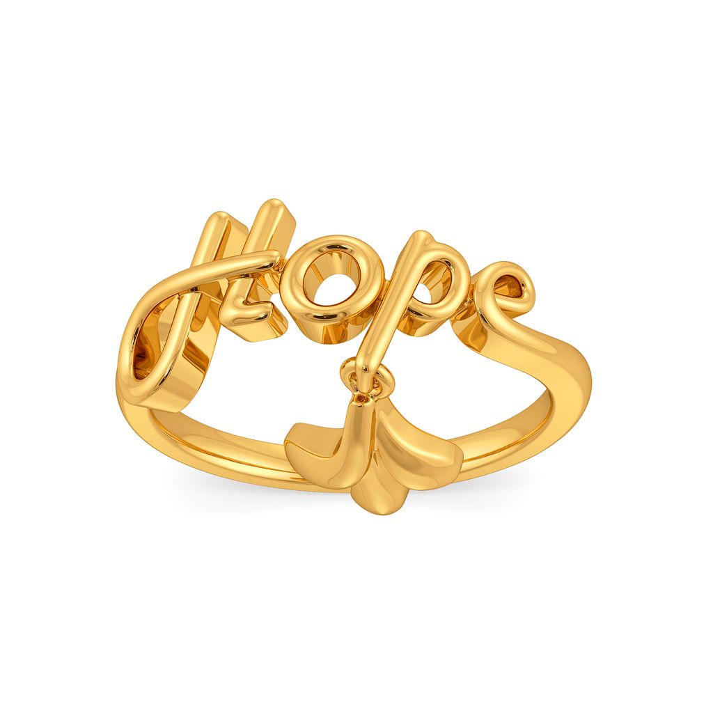Spirit of Hope Gold Rings alternate view 2