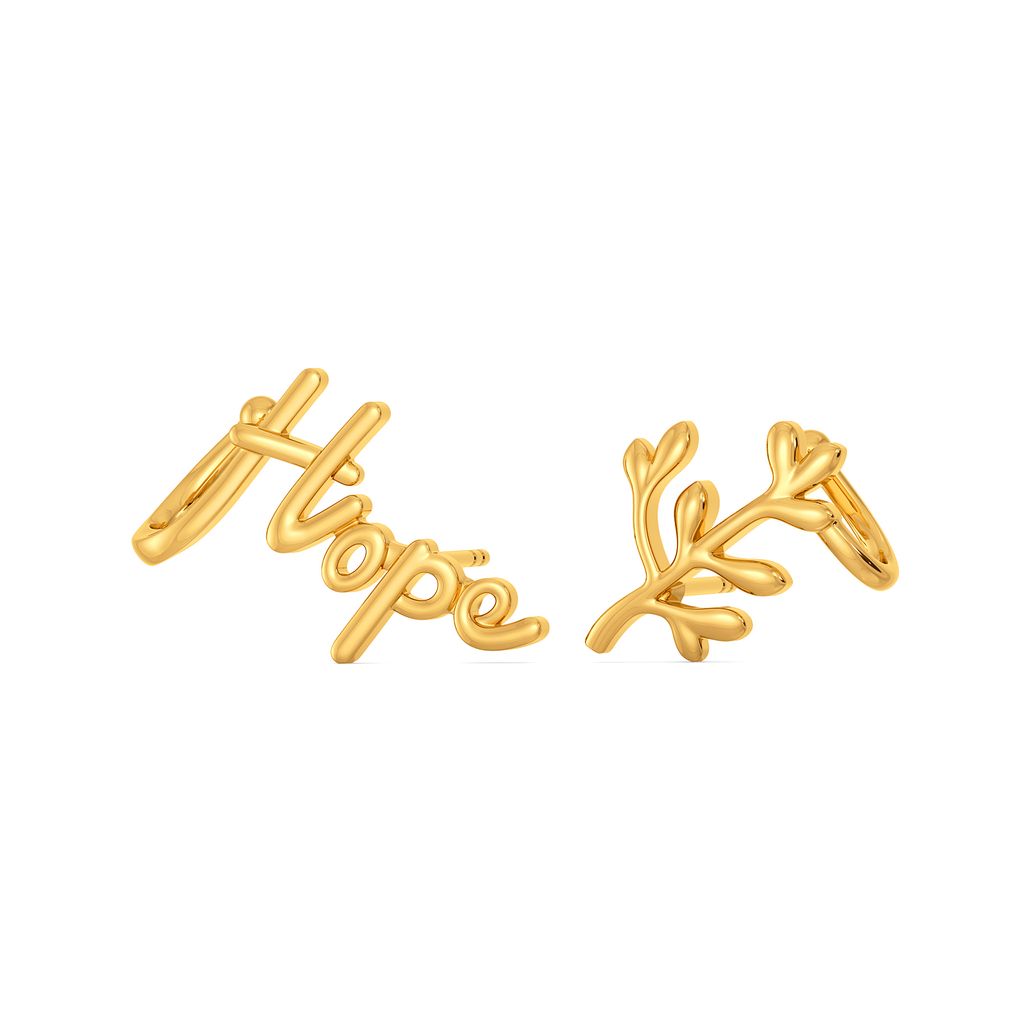 Spirit of Hope Gold Earrings