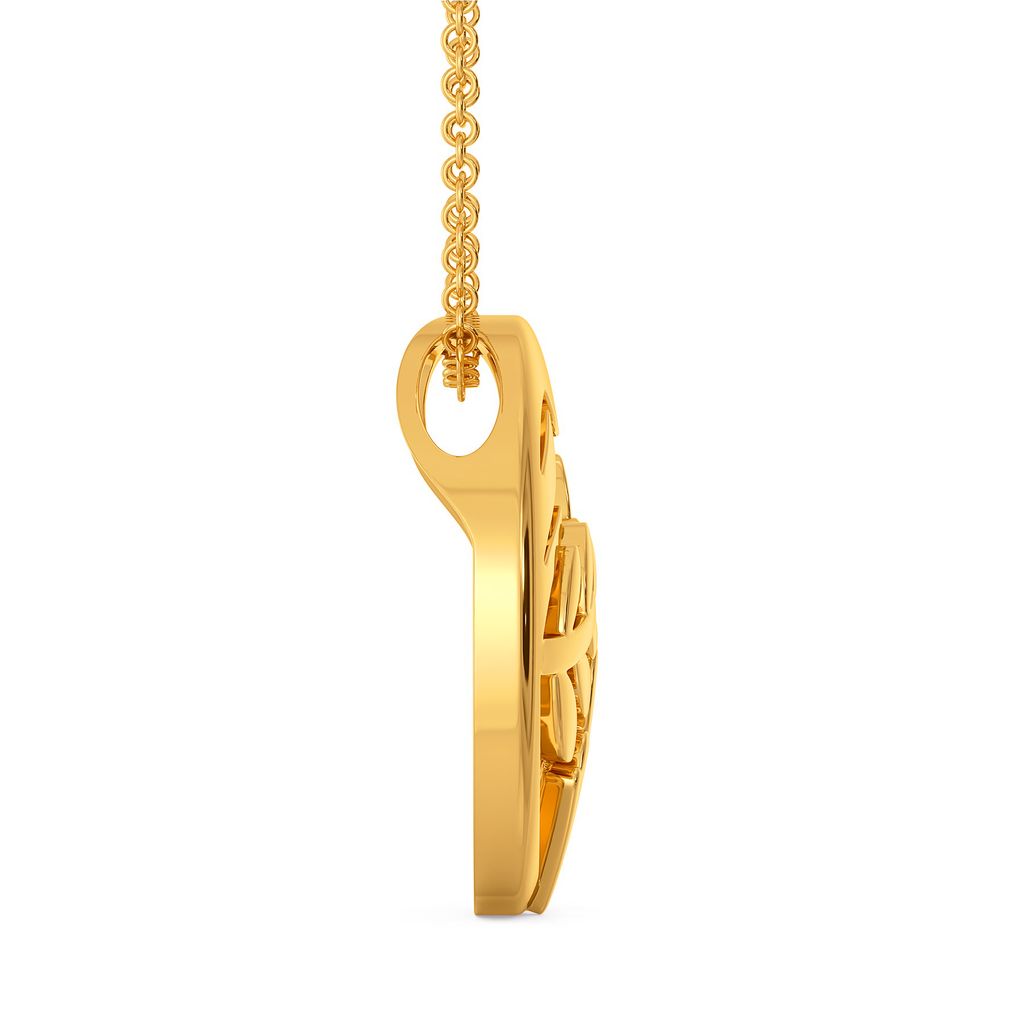 Peace Is In Gold Pendants