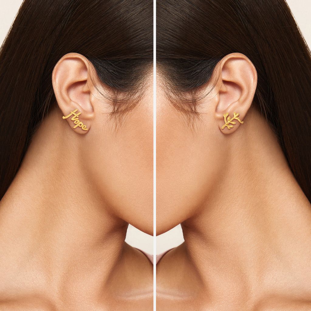 Spirit of Hope Gold Earrings