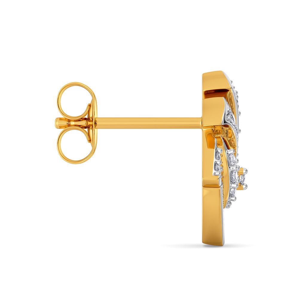 Deco Motives Diamond Earrings