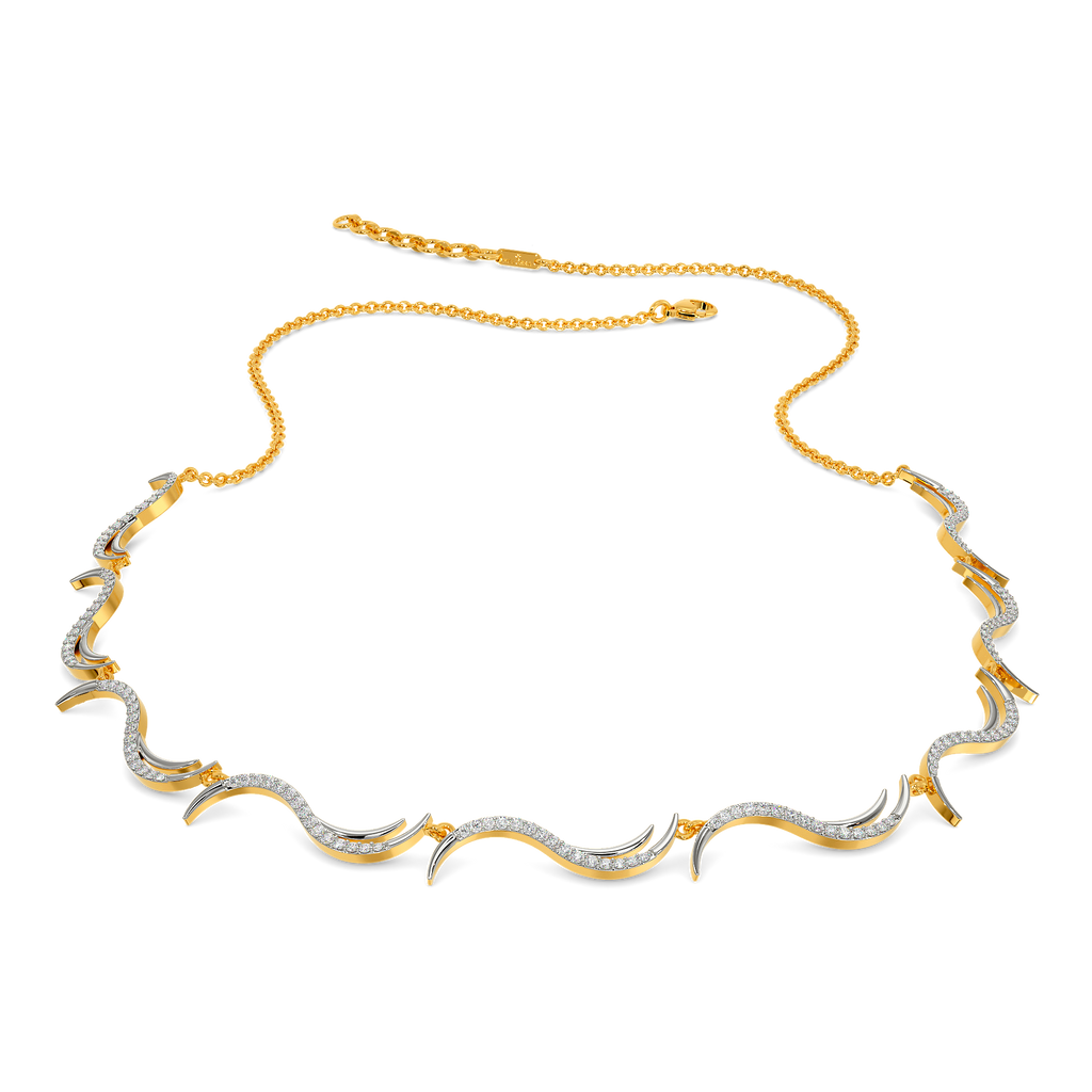 Frazzle Your Feathers Diamond Necklaces