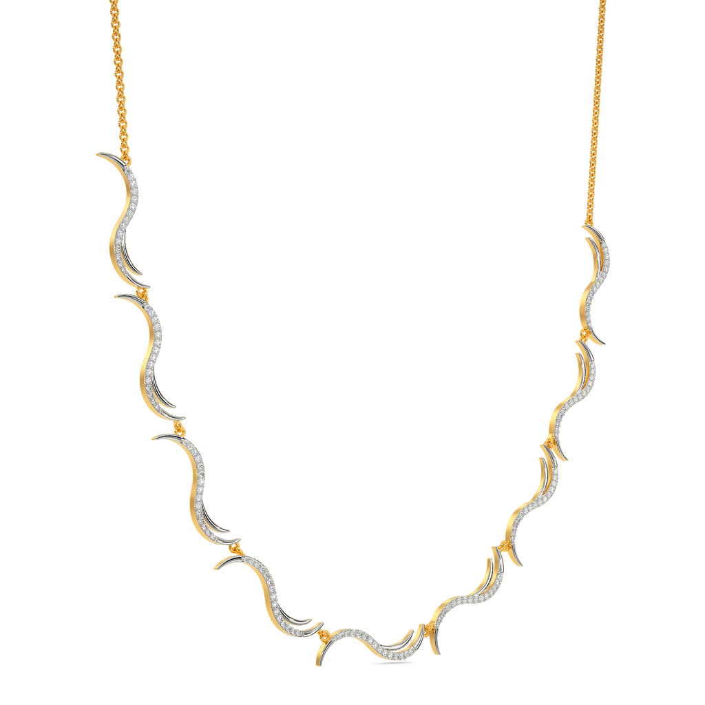 Frazzle Your Feathers Diamond Necklaces