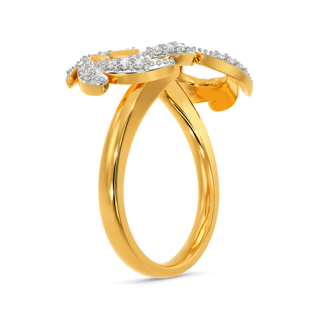 Feather Fancy Diamond Rings image