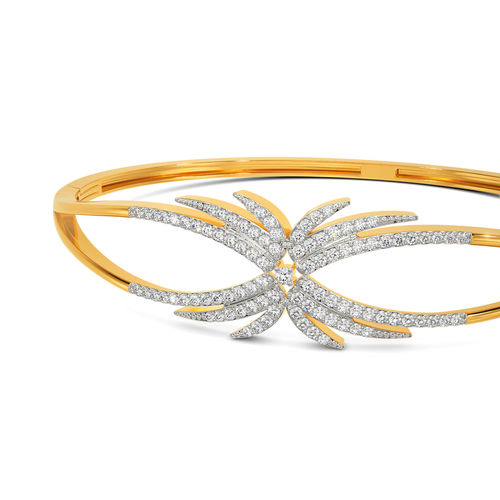 Feather It Up Diamond Bangles