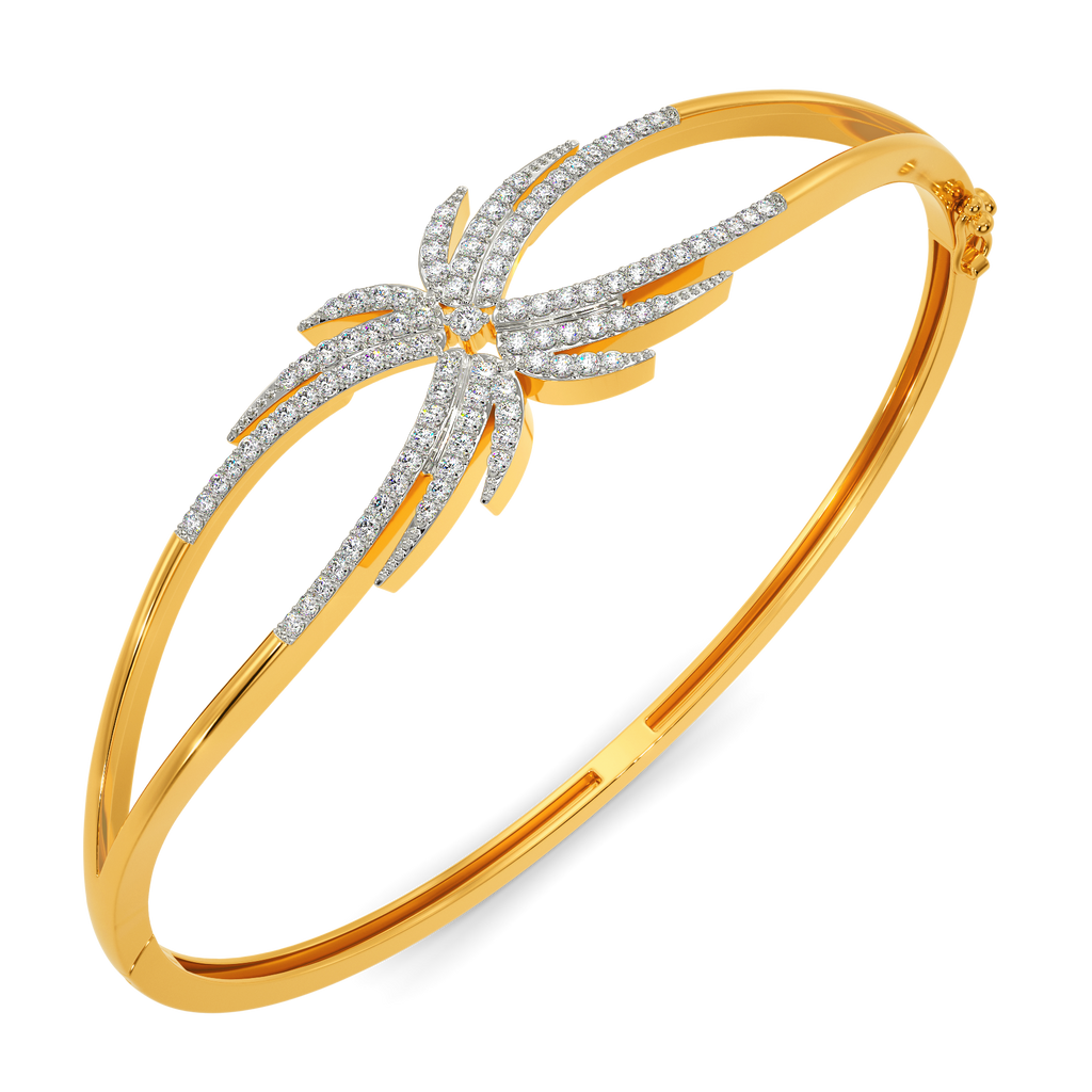 Feather It Up Diamond Bangles