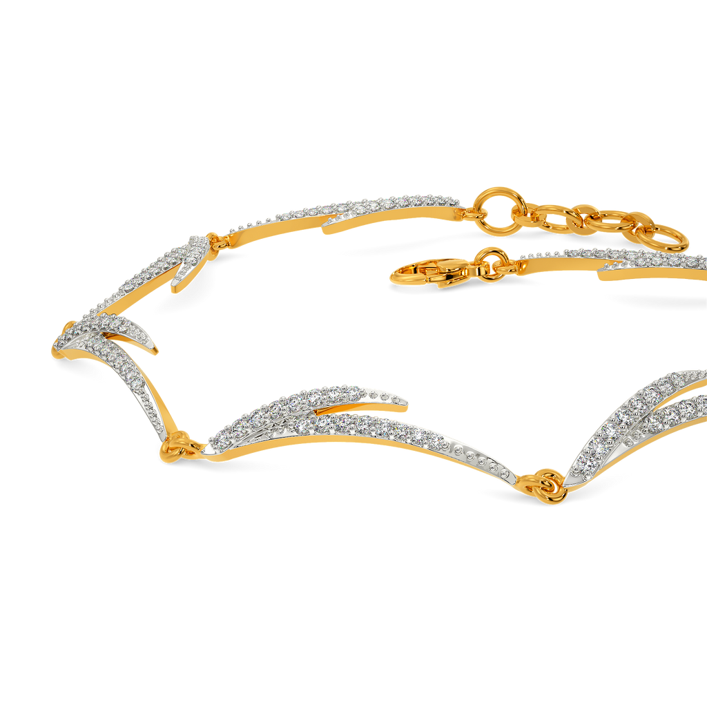 Feathers Fluft Diamond Bracelets