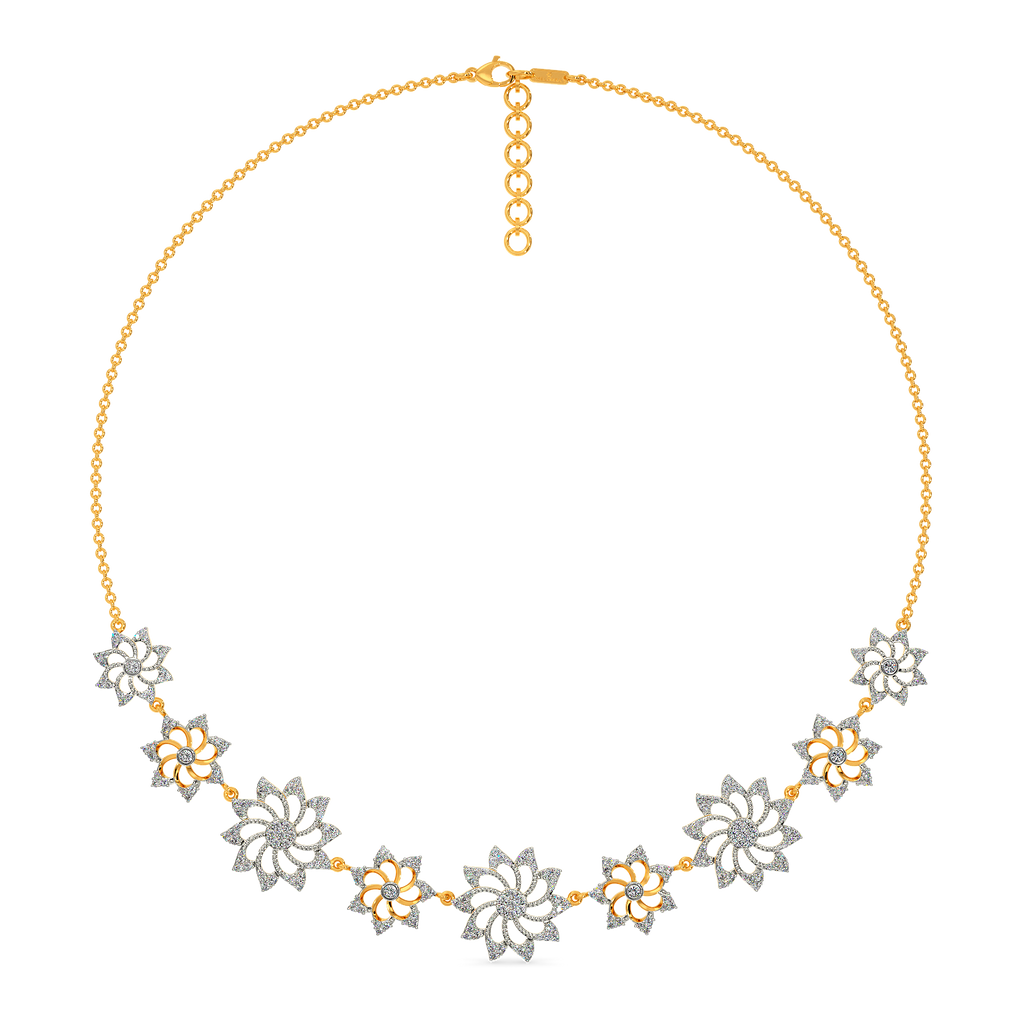 Blossom Bouquet Diamond Necklaces
