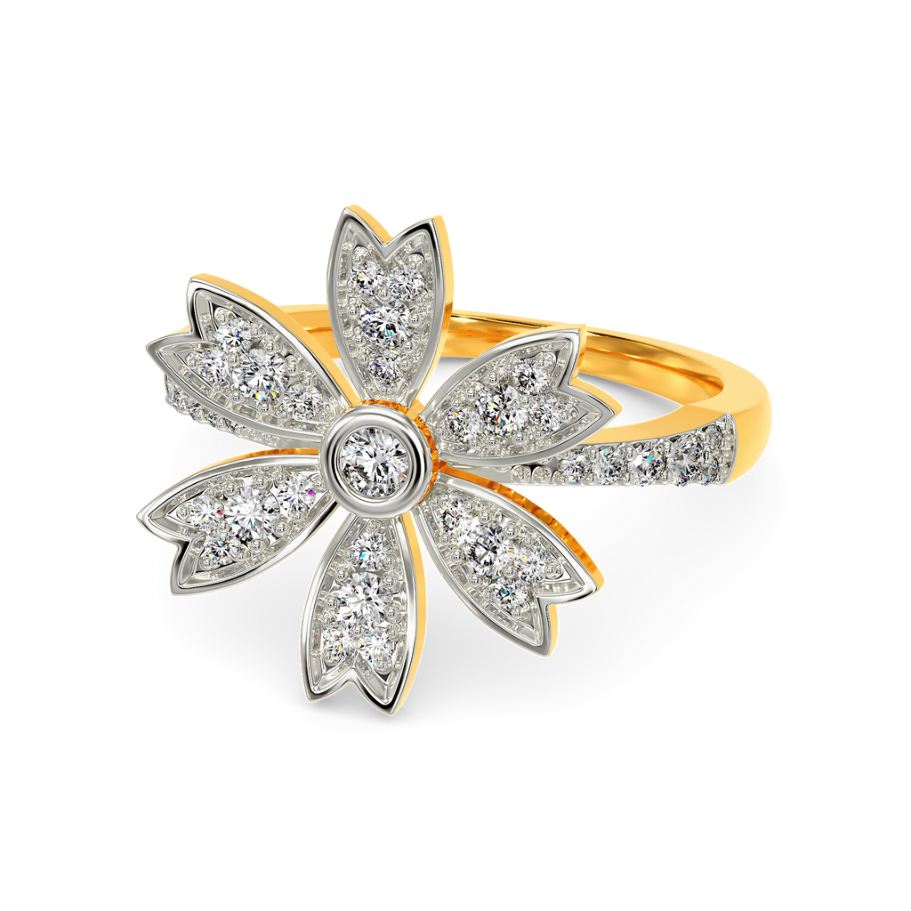 Floral Fantasia Diamond Rings alternate view 2