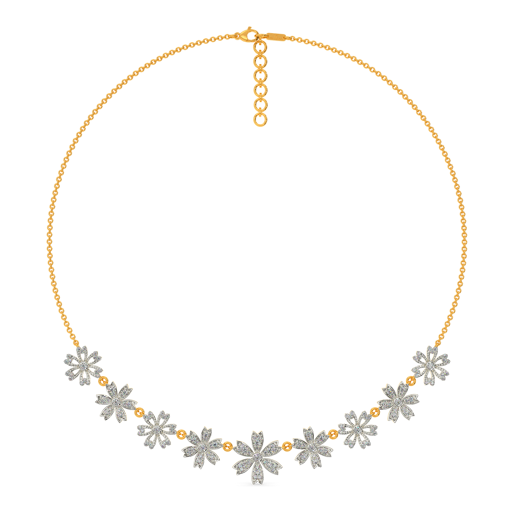 Floral Fantasia Diamond Necklaces
