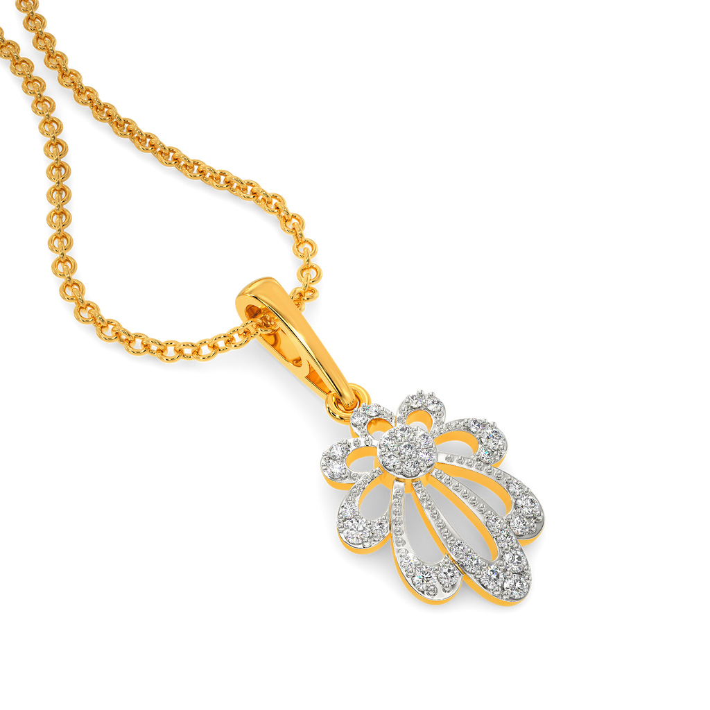 Petal Whispers Diamond Pendants