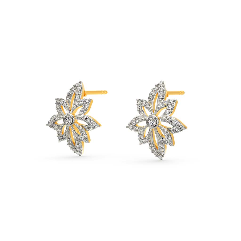 Whimsical Blooms Diamond Earrings