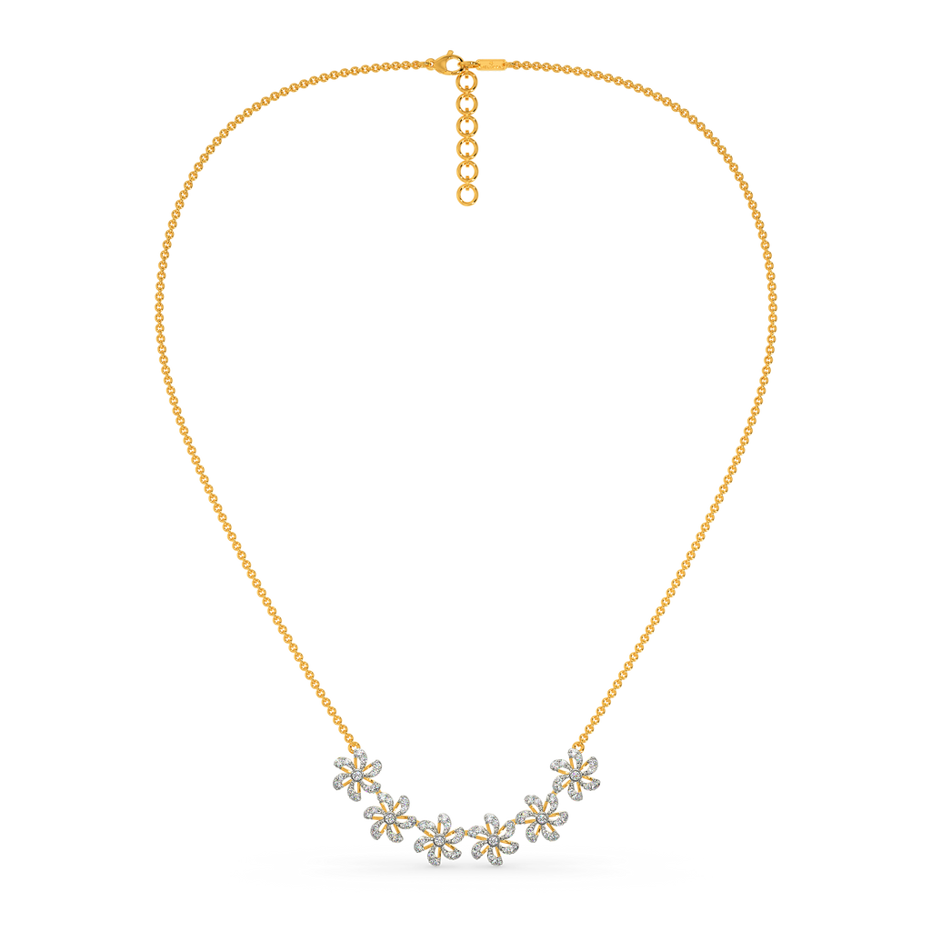In a Floral Dream Diamond Necklaces