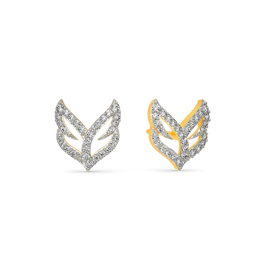 Winged and Whimsy Diamond Earrings