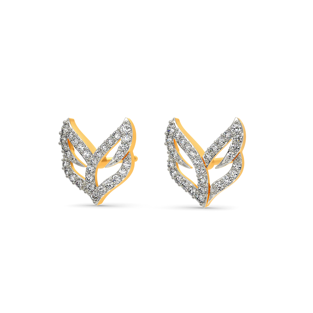 Winged and Whimsy Diamond Earrings