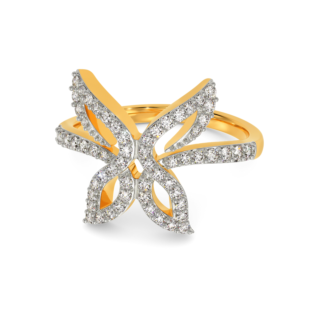 Spread Your Wings Diamond Rings alternate view 2