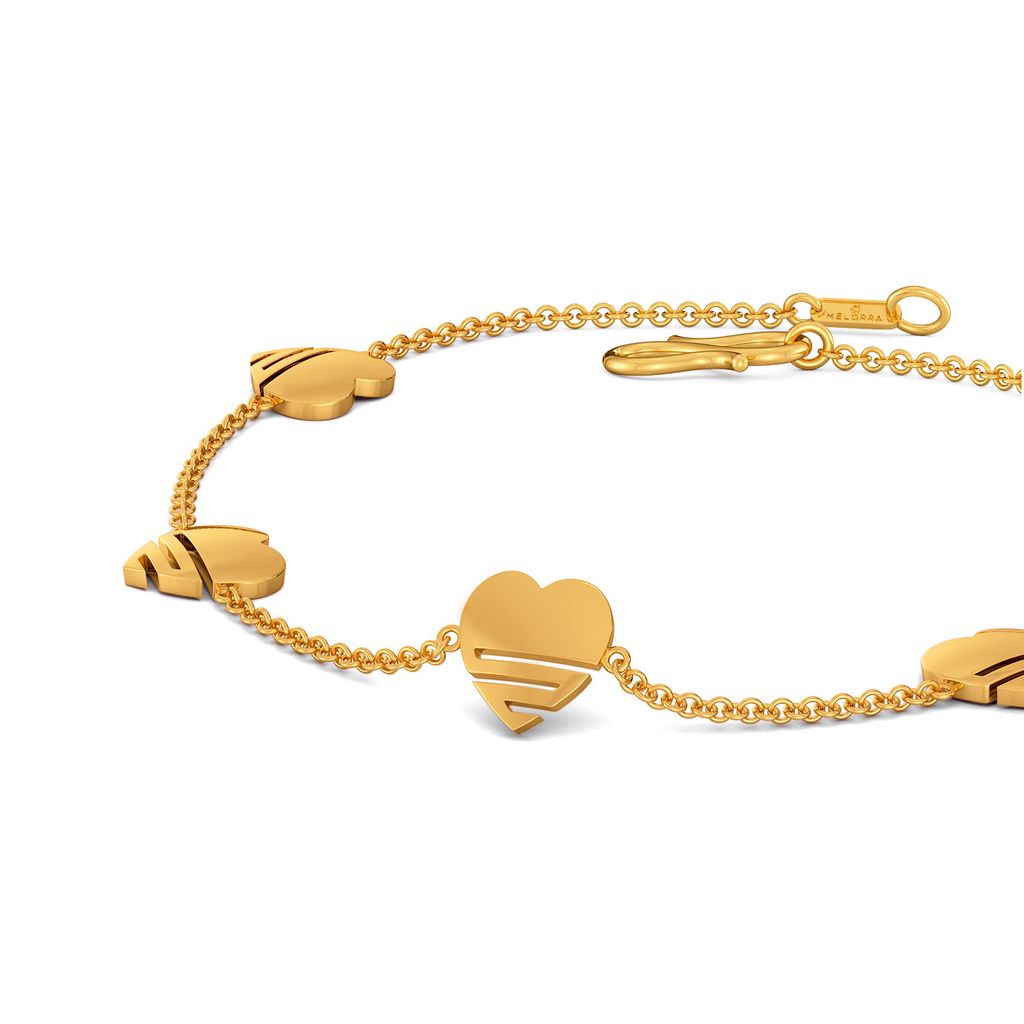 Heart O Mega Gold Bracelets