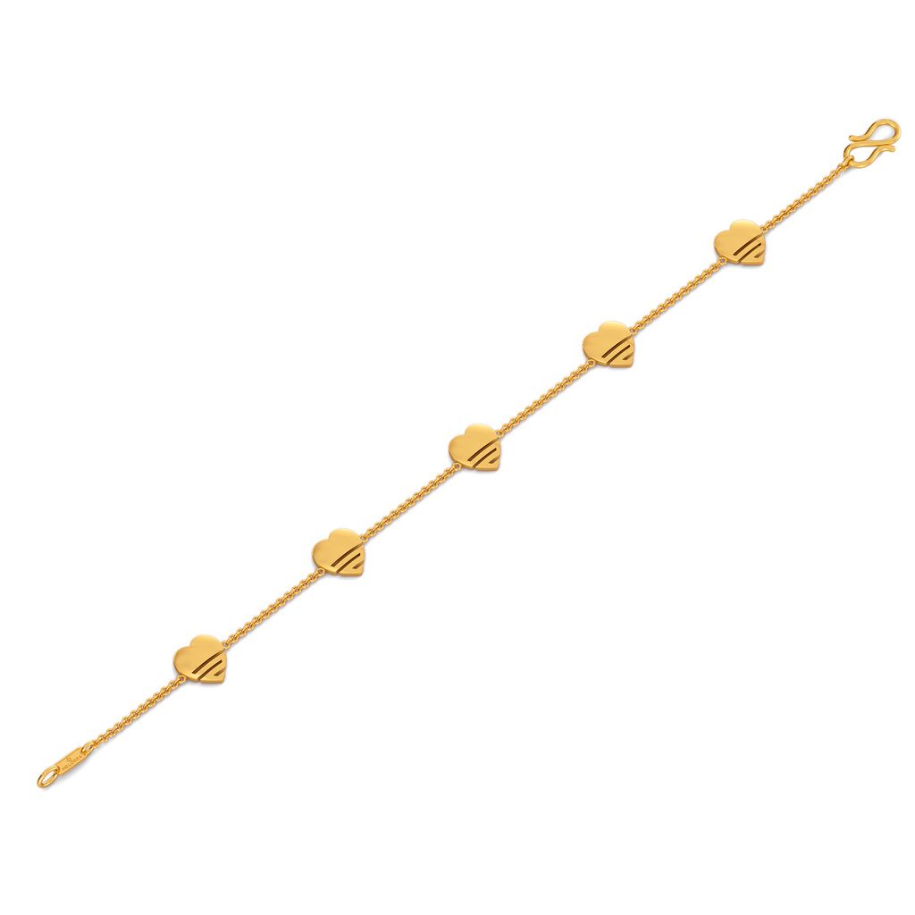 Heart O Mega Gold Bracelets
