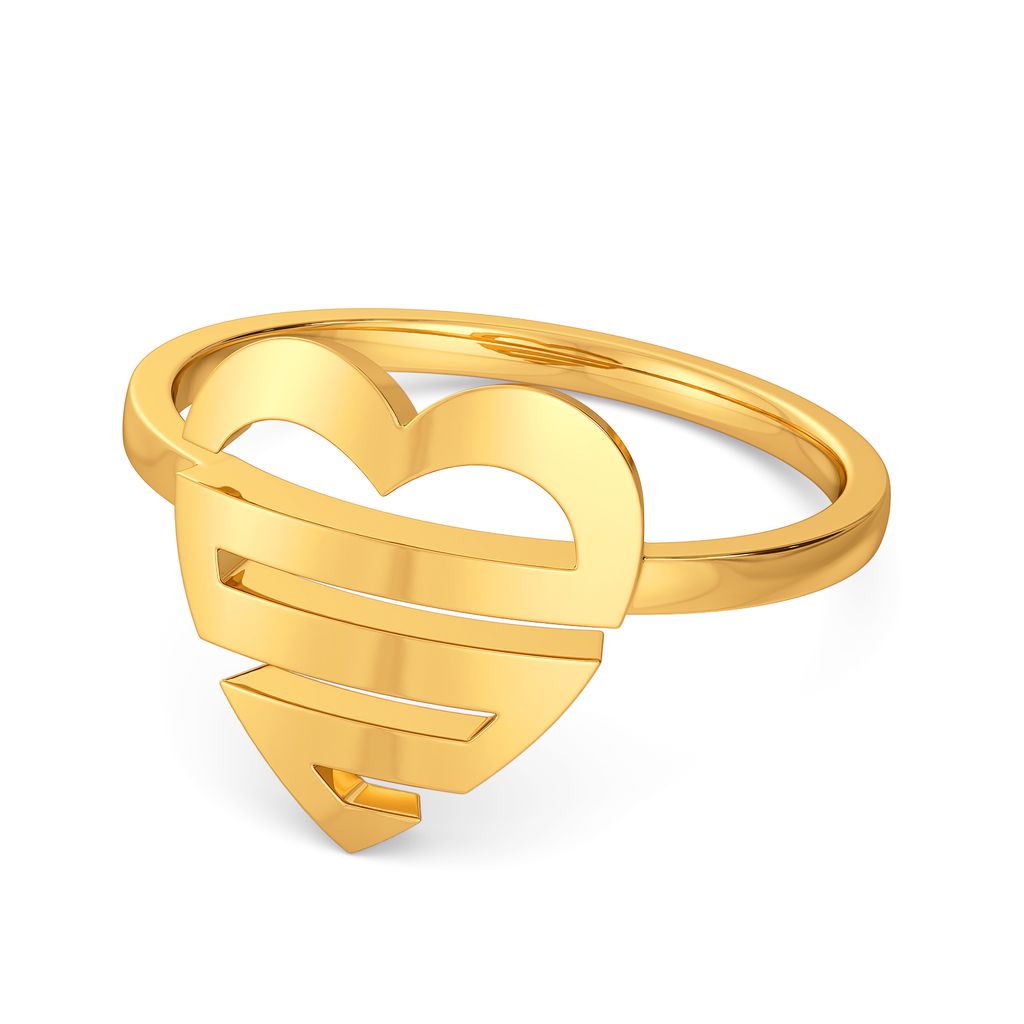 Love O Drama Gold Rings alternate view 3