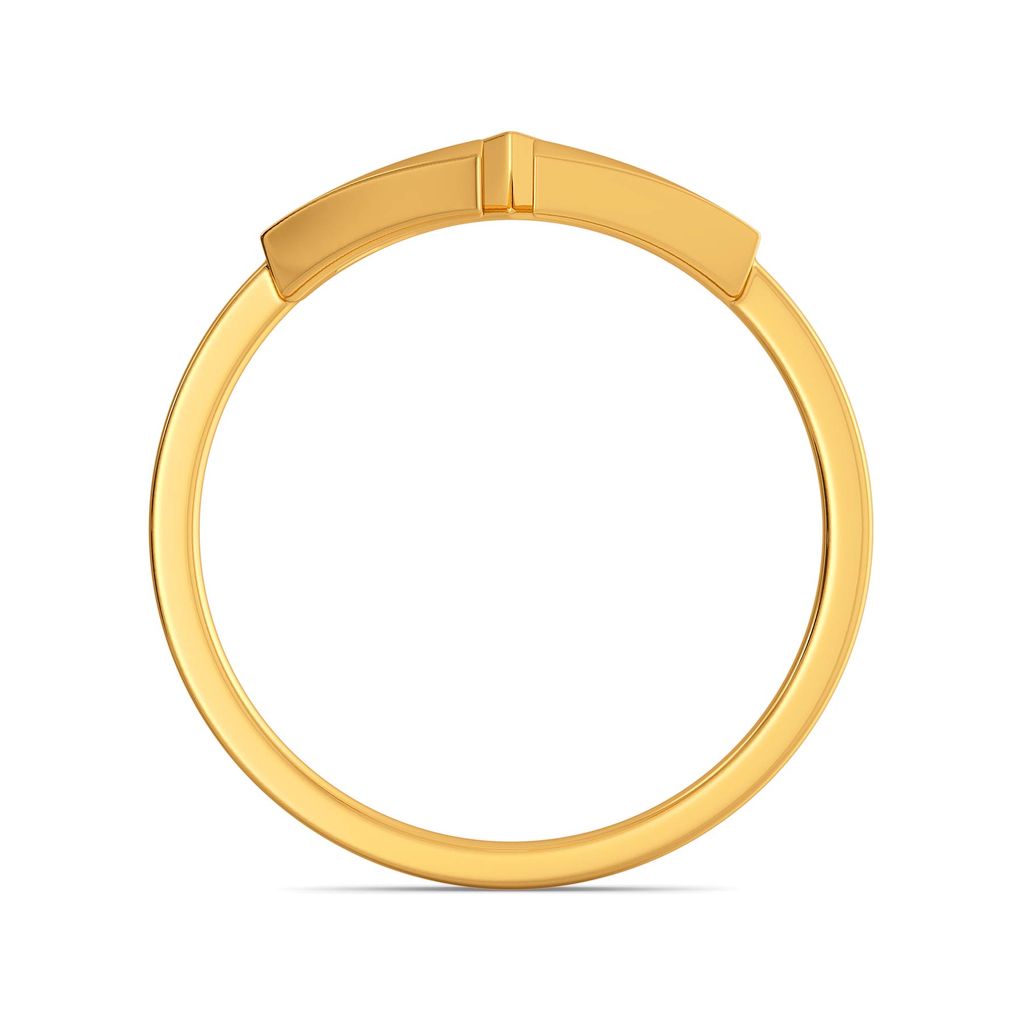 Flaunt Fondly Gold Rings image