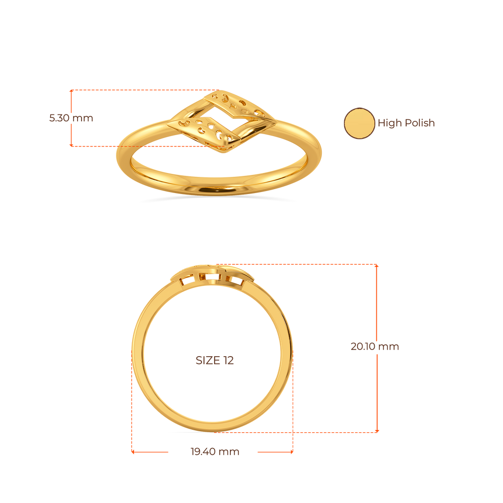 Untamed Jungle Gold Rings image