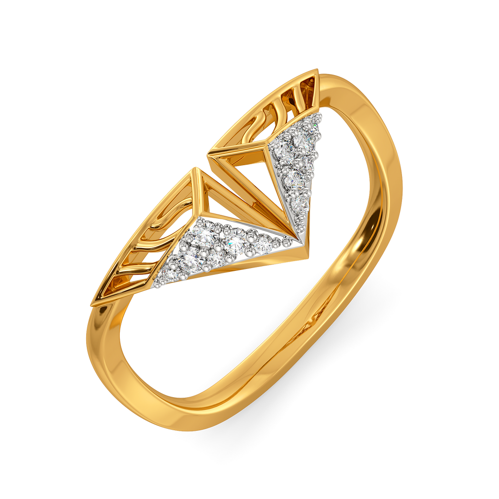Whispers of the Jungle Diamond Rings