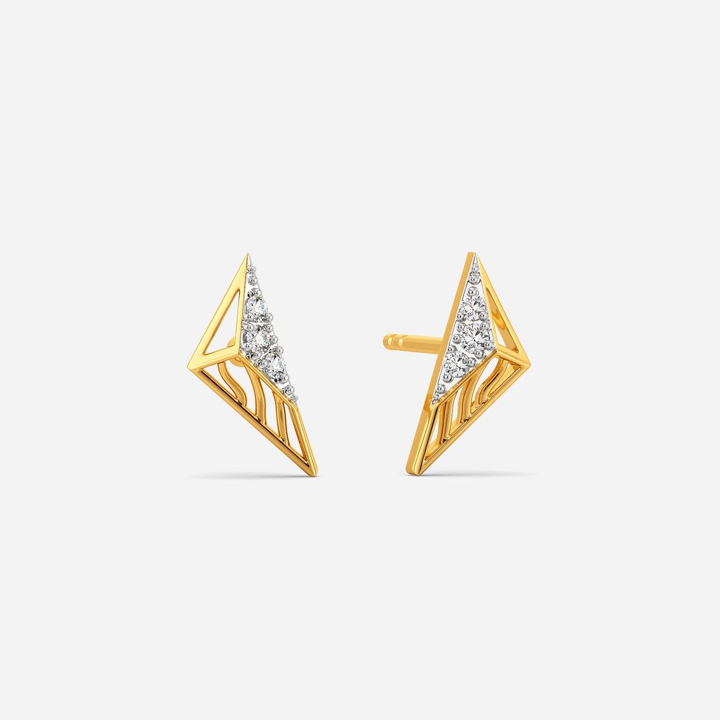Whispers of the Jungle Diamond Earrings