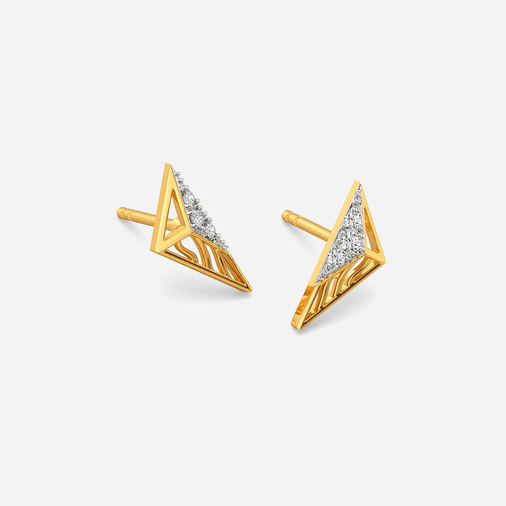 Whispers of the Jungle Diamond Earrings