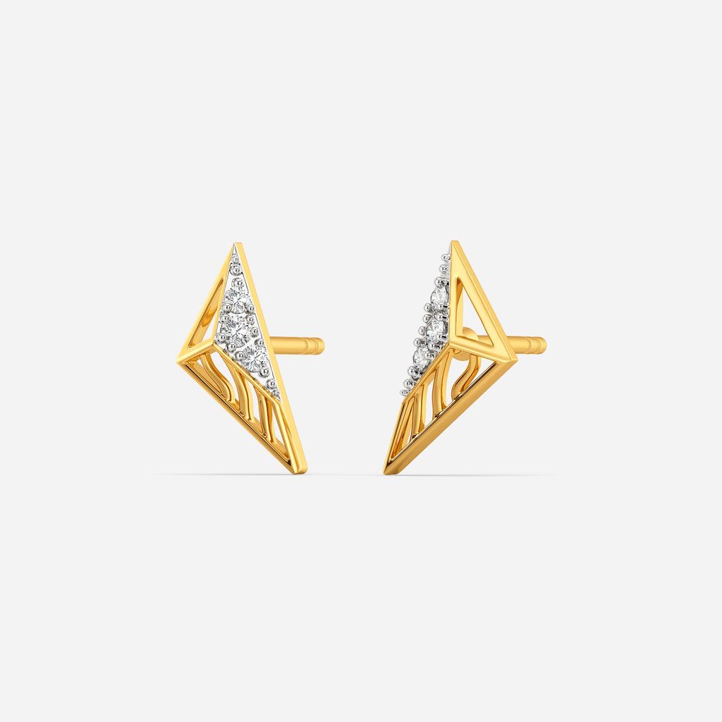 Whispers of the Jungle Diamond Earrings
