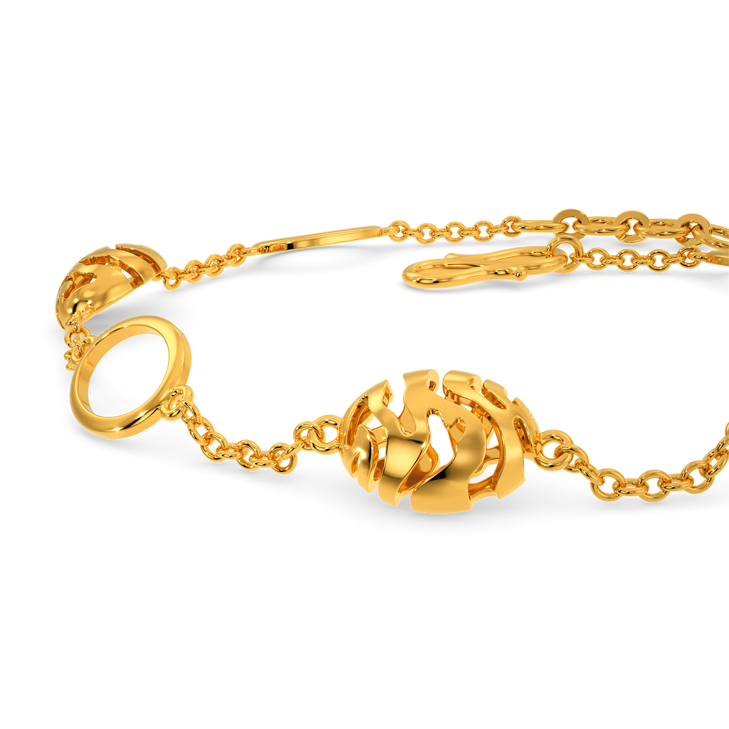 Zebra Power Gold Bracelets