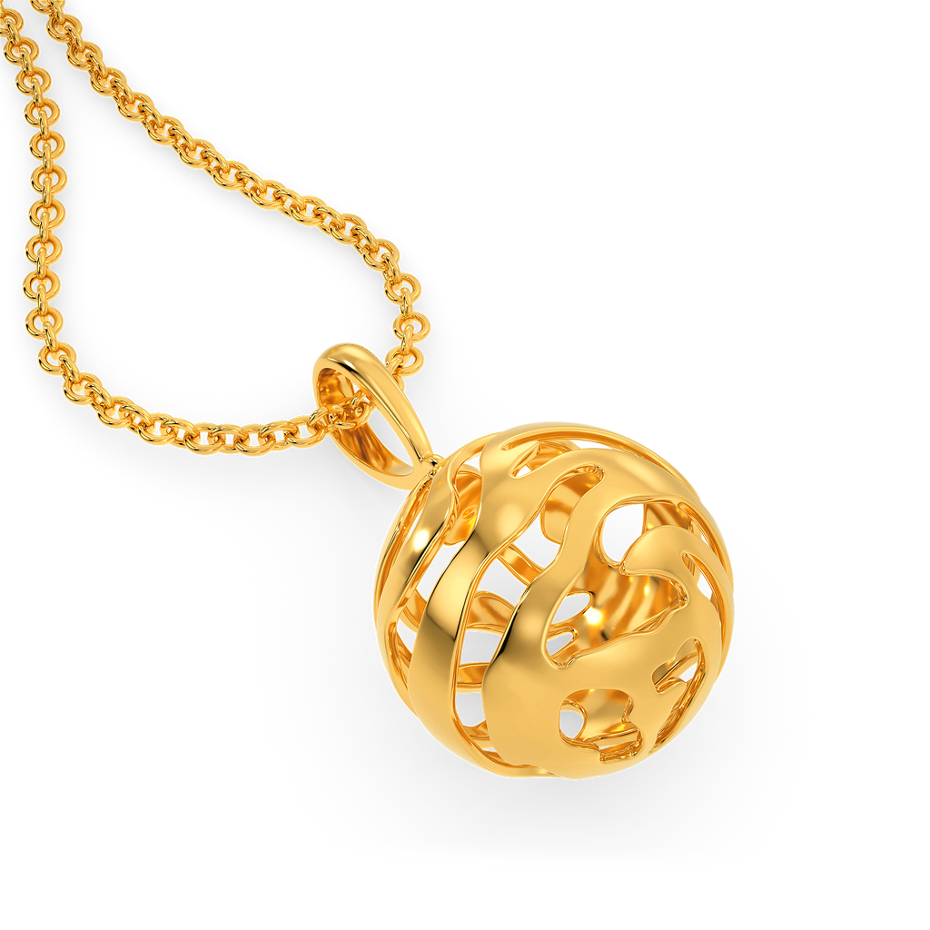 Zebra Power Gold Pendants