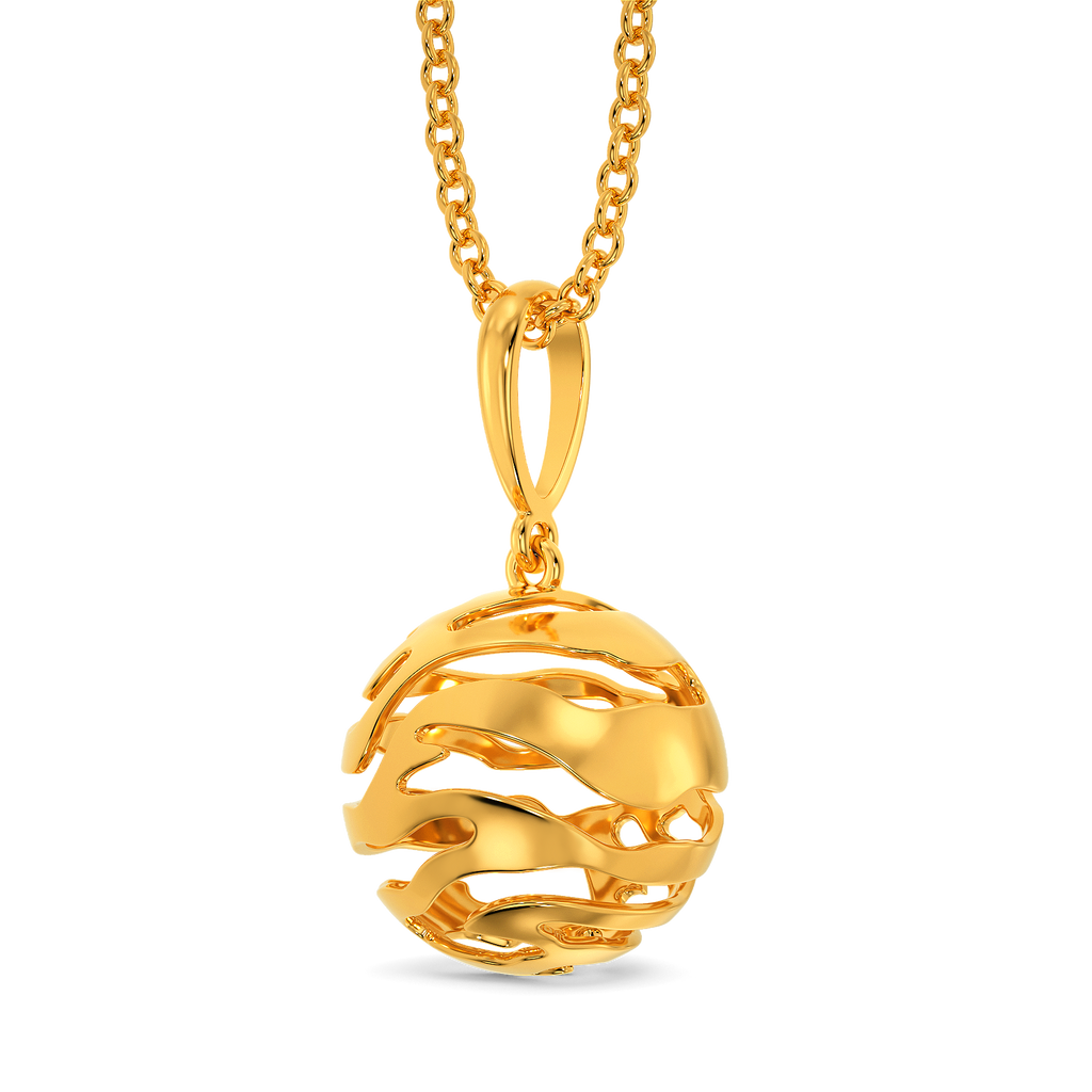 Zebra Power Gold Pendants