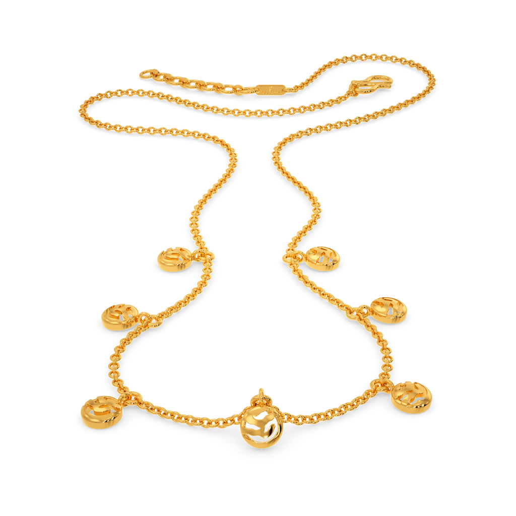 Power Drama Gold Necklaces