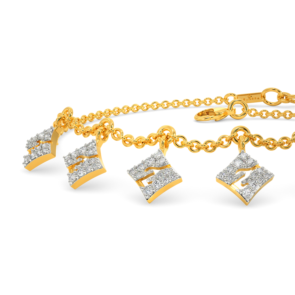Edge Power Diamond Bracelets
