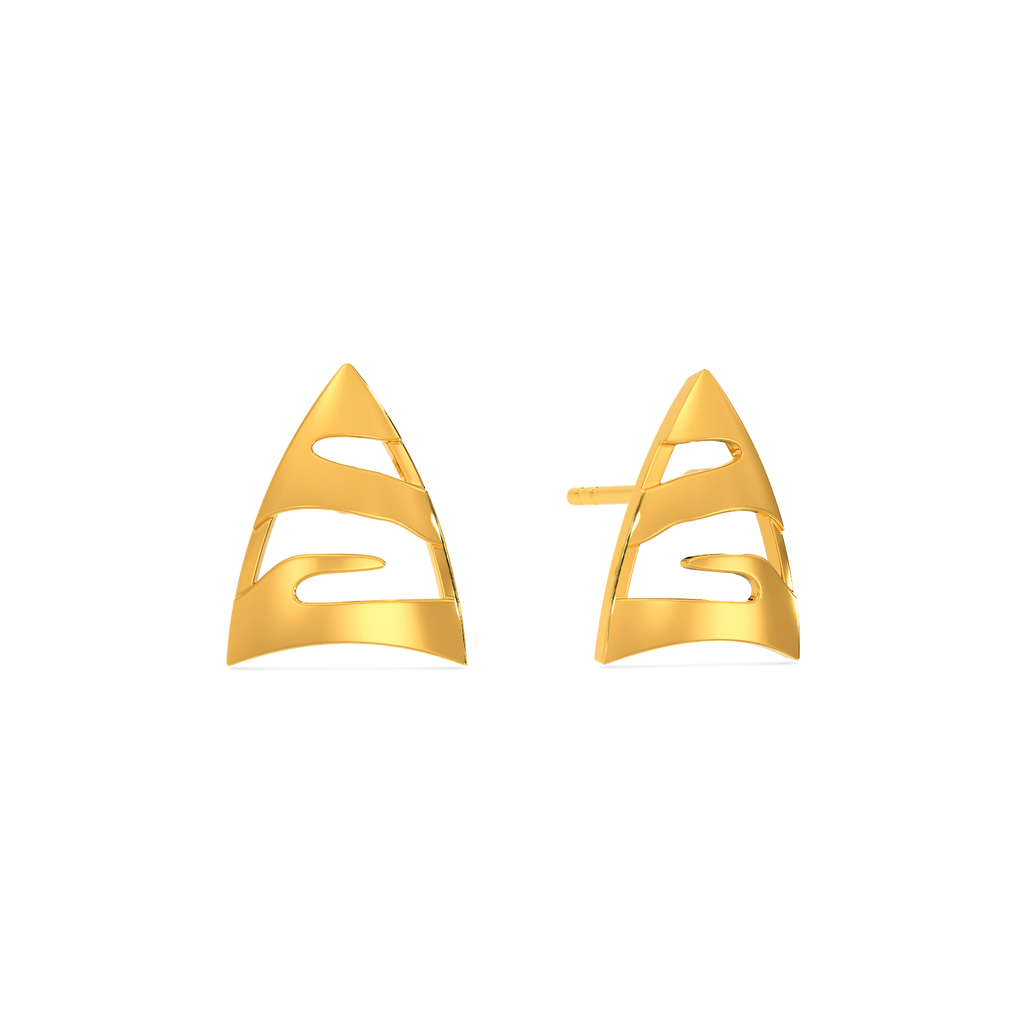 Wild At Heart Gold Earrings