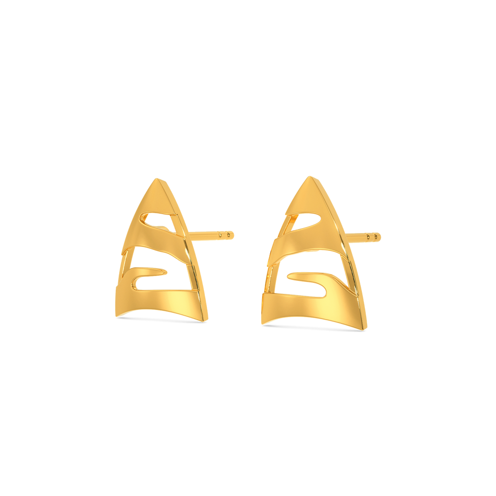 Wild At Heart Gold Earrings
