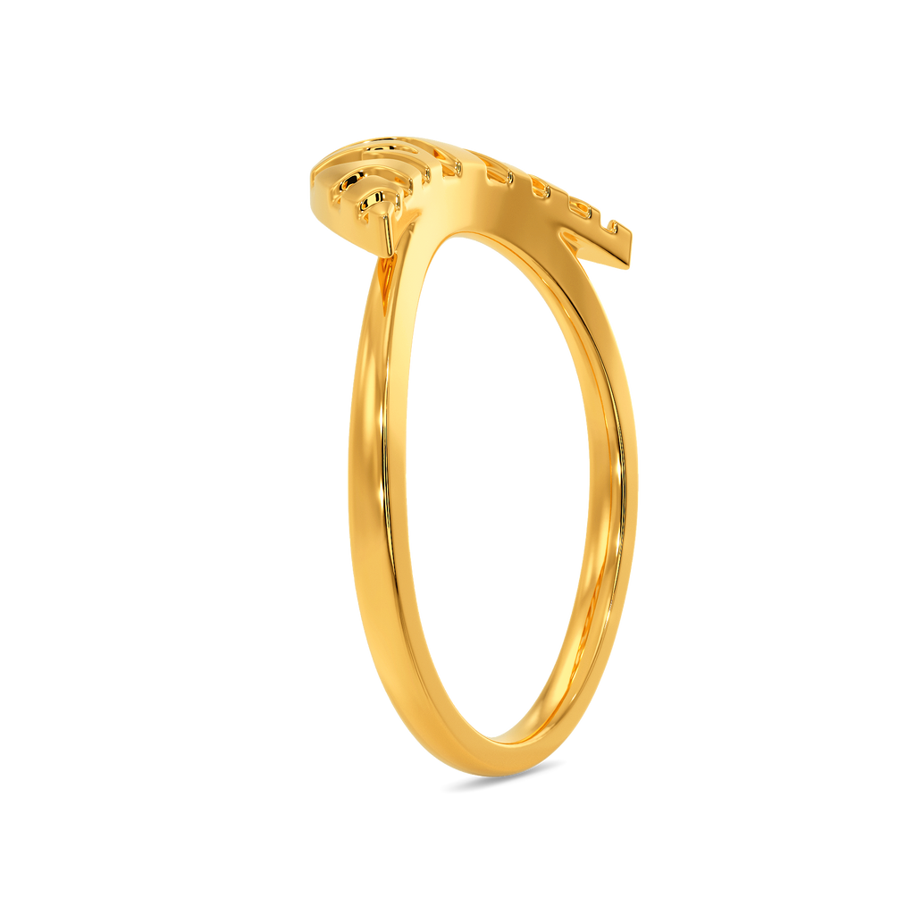 Sign Of Power Gold Rings image