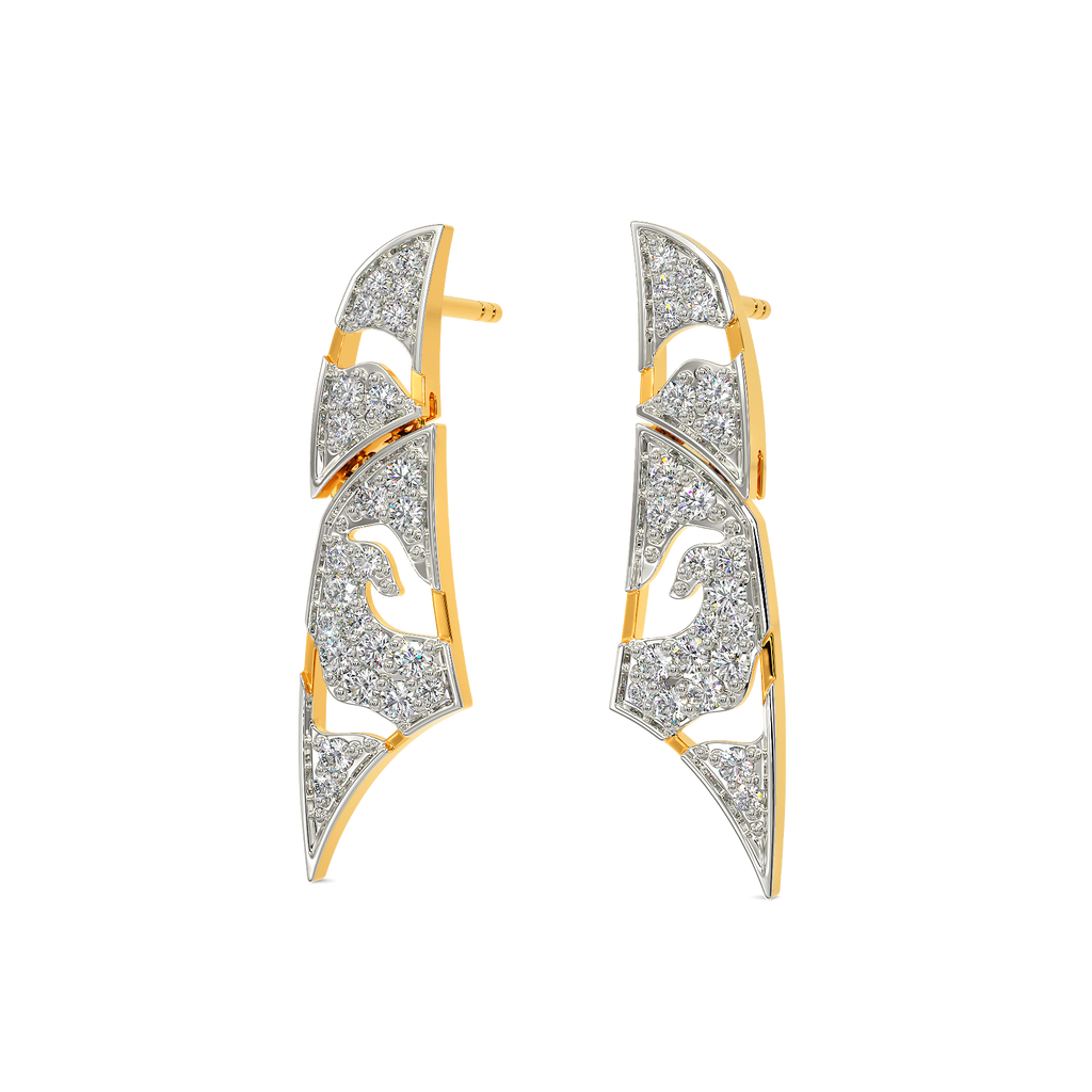 Power Mesh Diamond Earrings