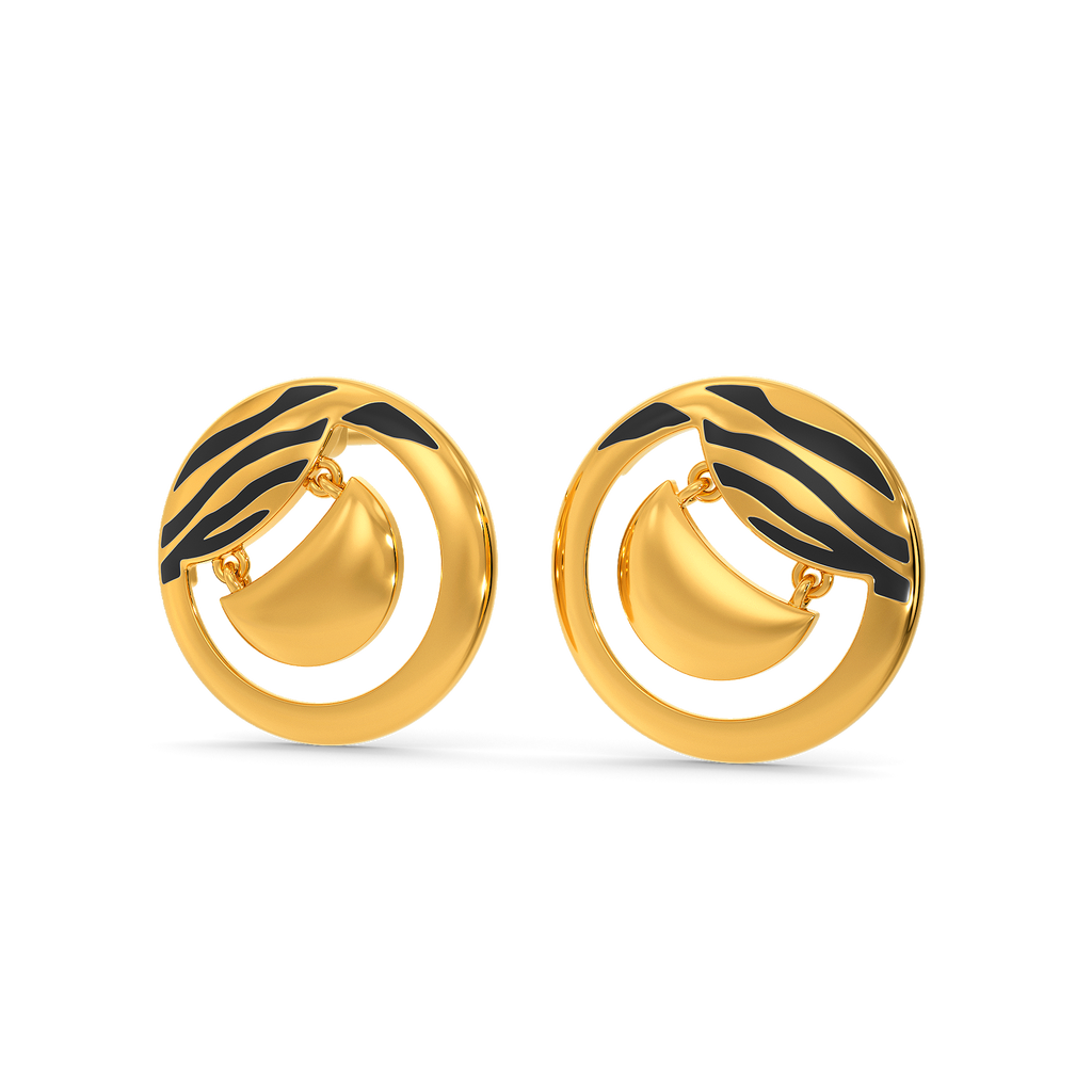 Strength Manifold Gold Earrings